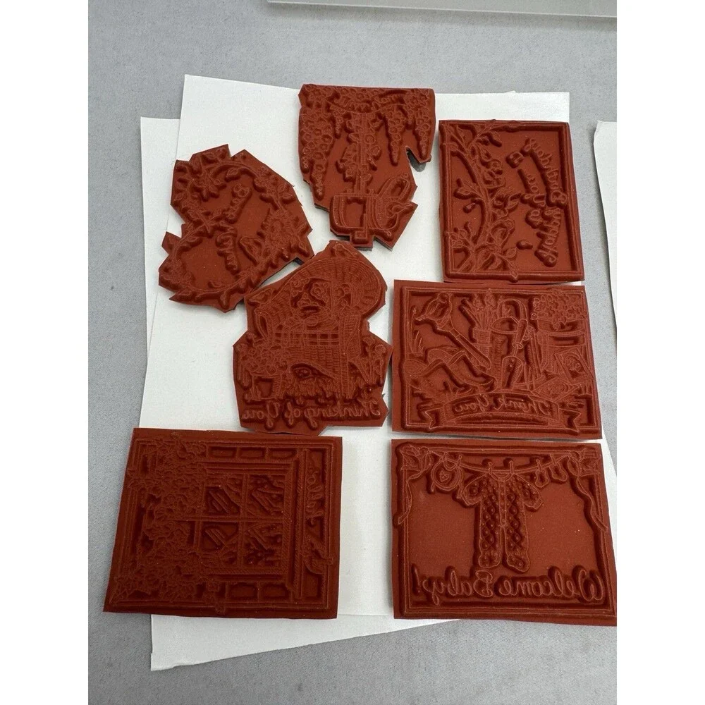 Stampin Up Feathered Friends Cling stamp set of 8 1999 Scrapbooking